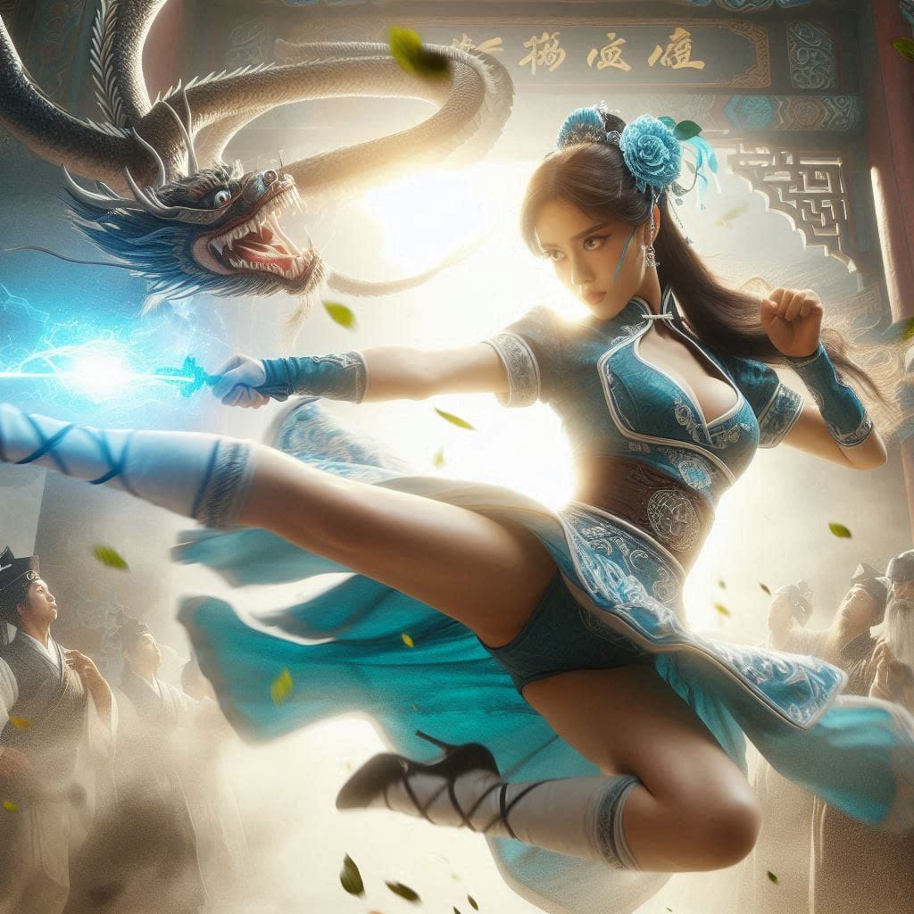 飛躍龍影