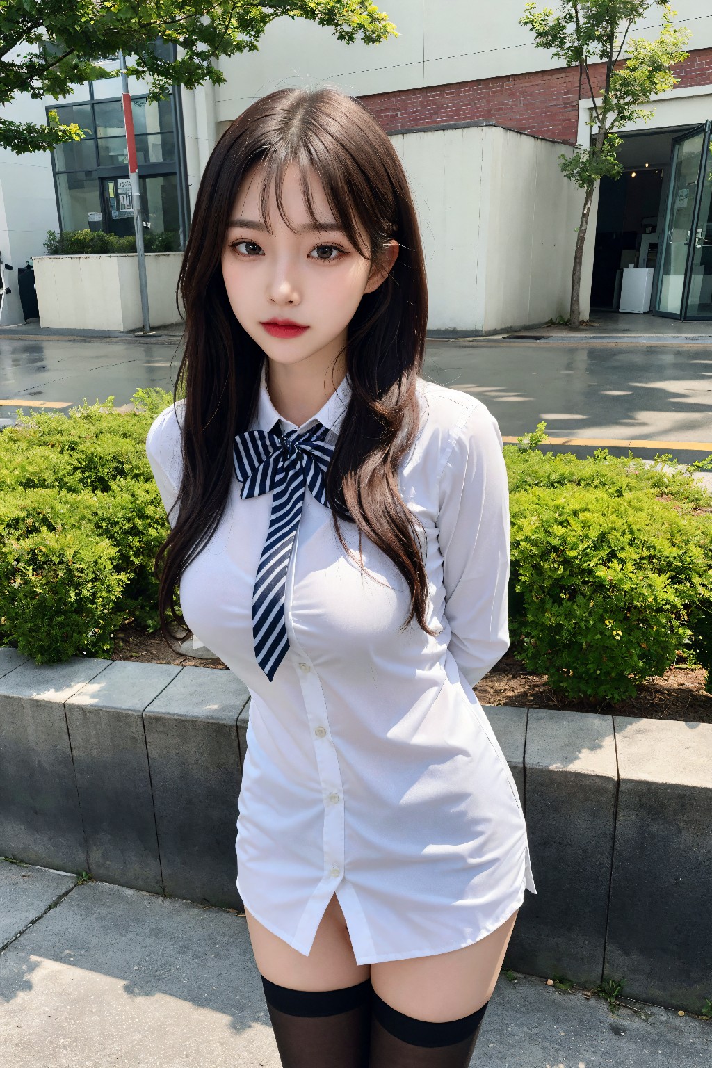 white shirt