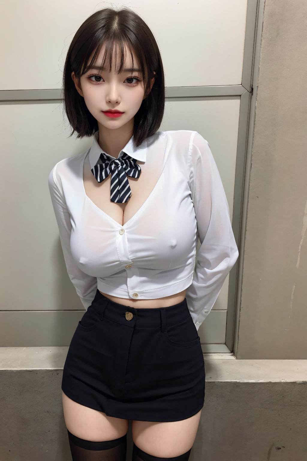 white shirt