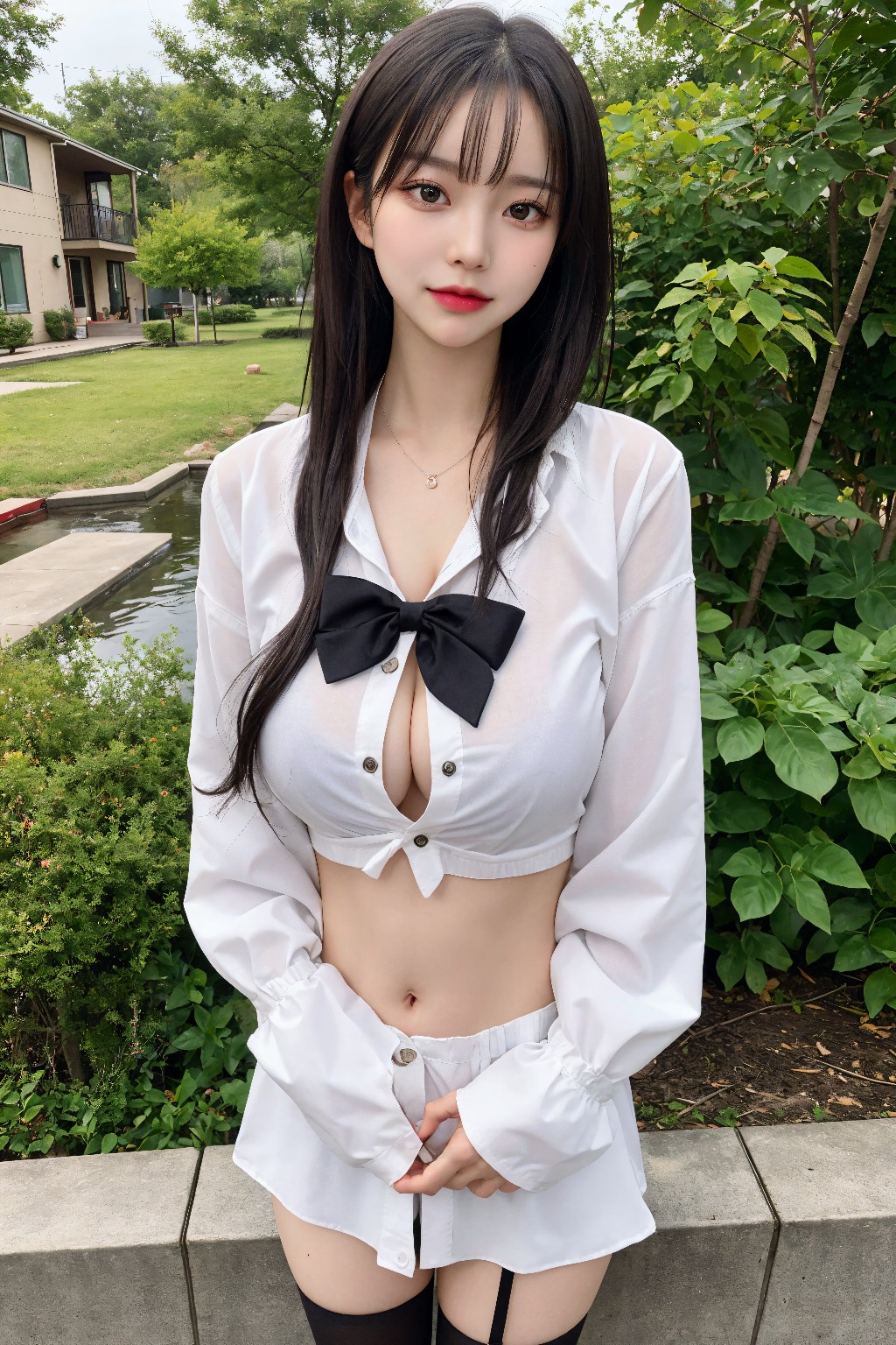white shirt