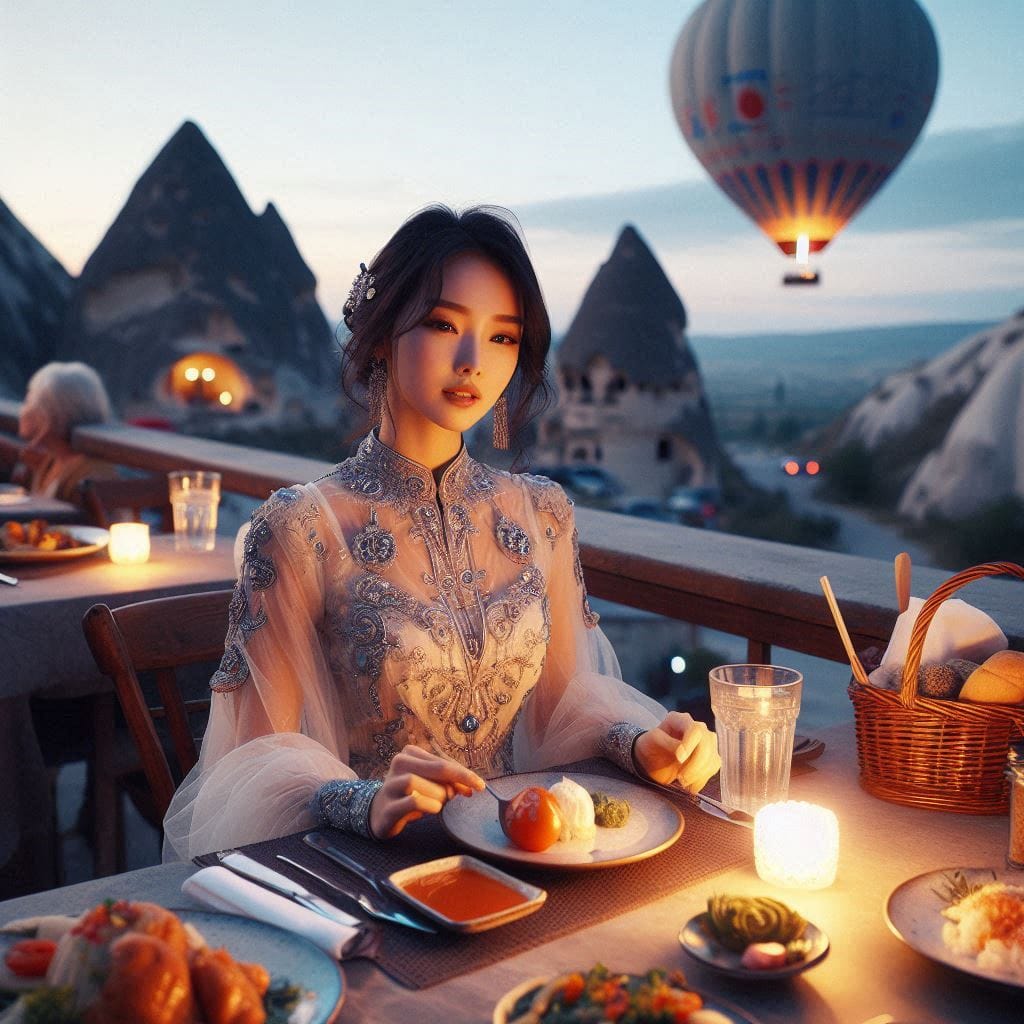 土耳其Cappadocia黃昏晚餐
