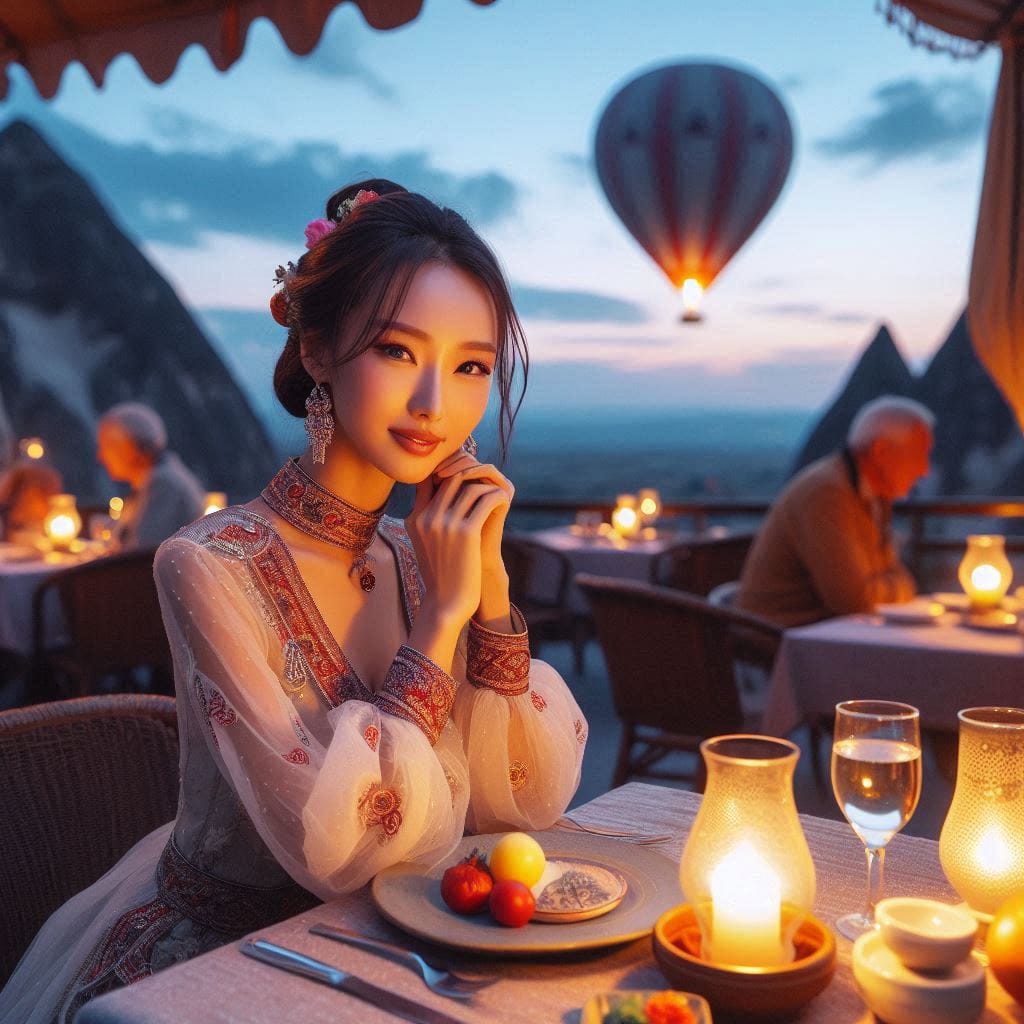 土耳其Cappadocia黃昏晚餐