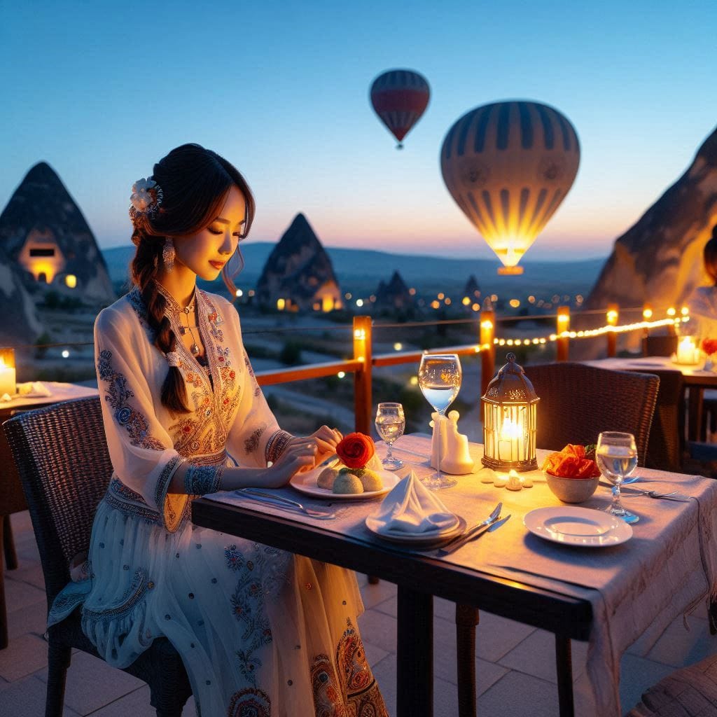 土耳其Cappadocia黃昏晚餐