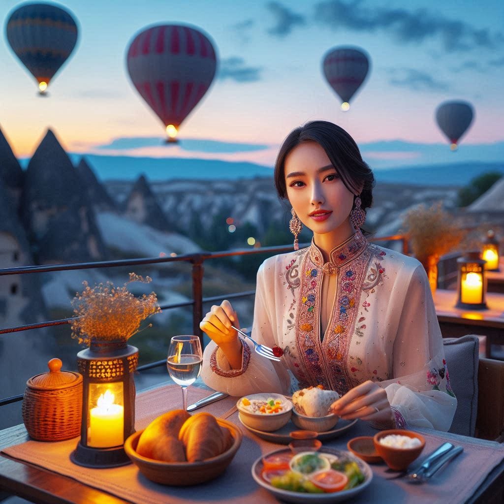 土耳其Cappadocia黃昏晚餐