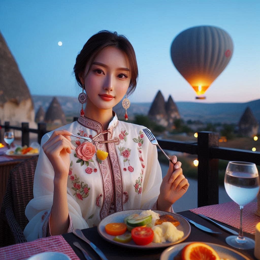 土耳其Cappadocia黃昏晚餐