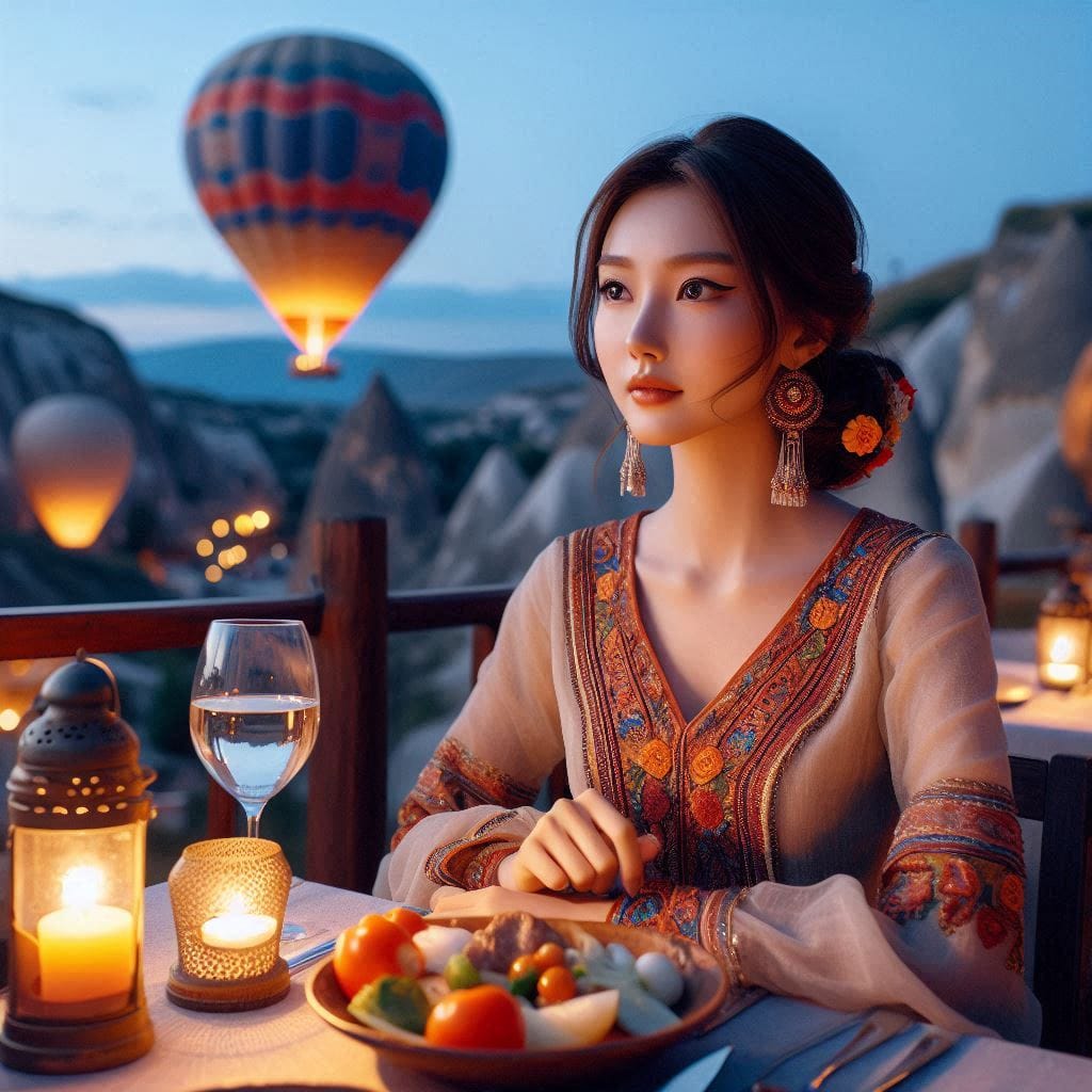 土耳其Cappadocia黃昏晚餐