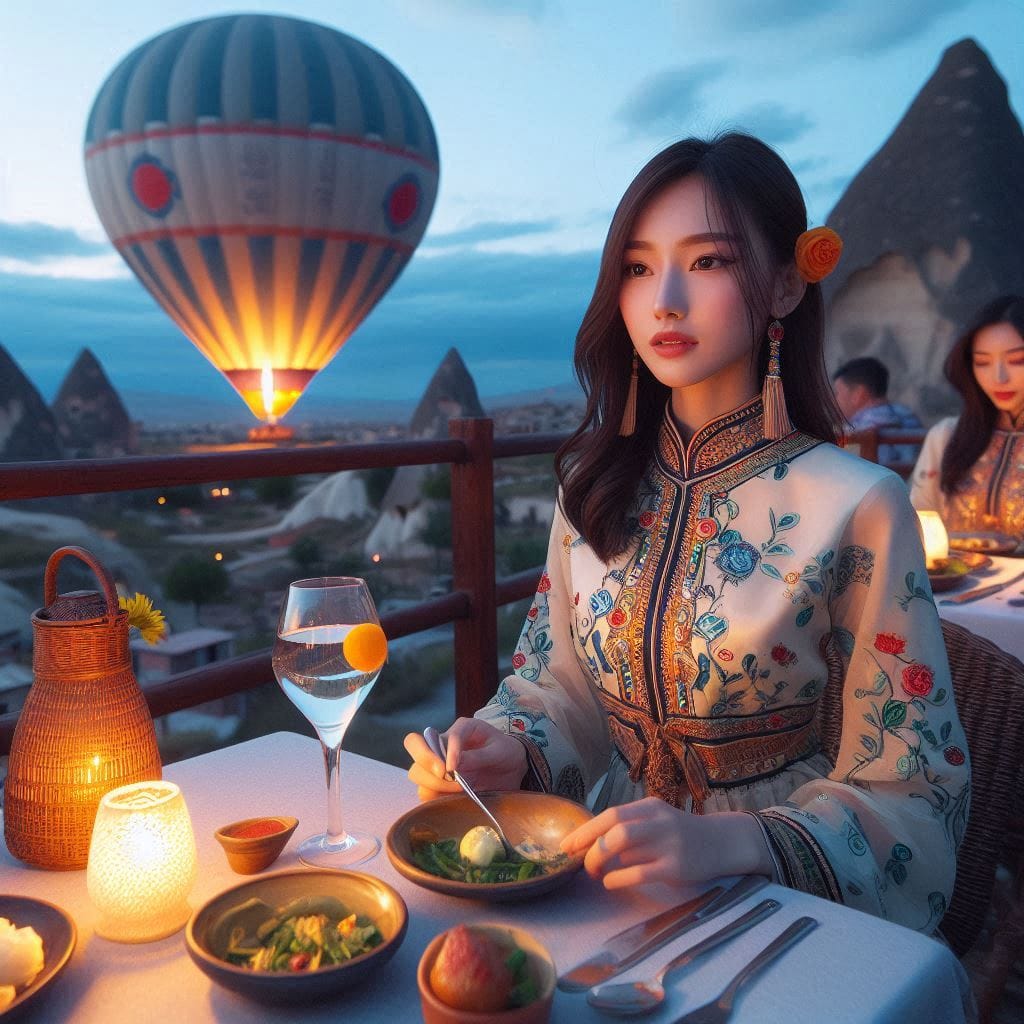 土耳其Cappadocia黃昏晚餐