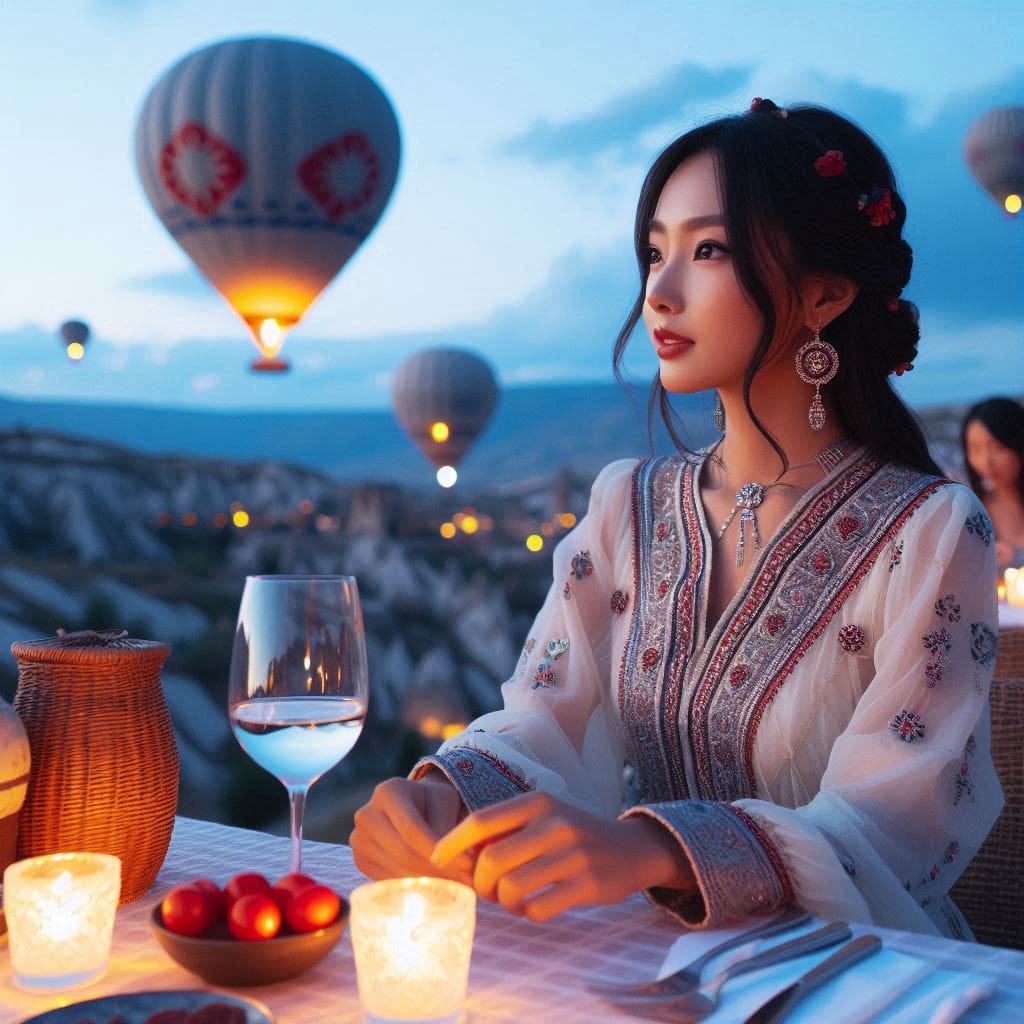 土耳其Cappadocia黃昏晚餐