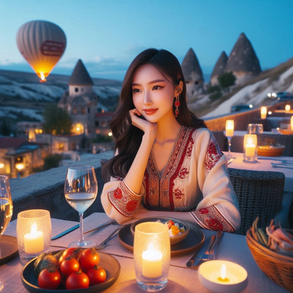 土耳其Cappadocia黃昏晚餐