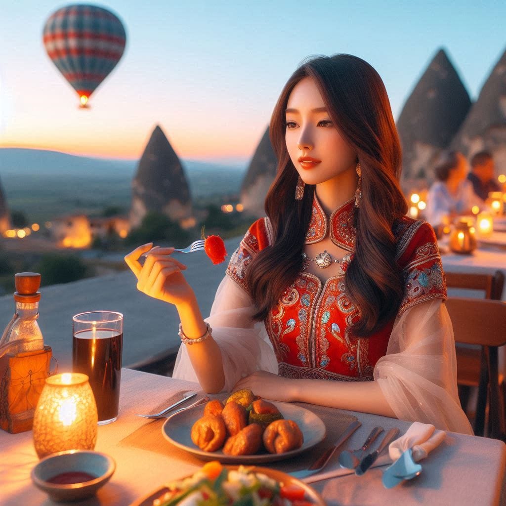 土耳其Cappadocia黃昏晚餐