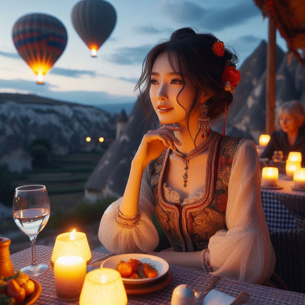 土耳其Cappadocia黃昏晚餐