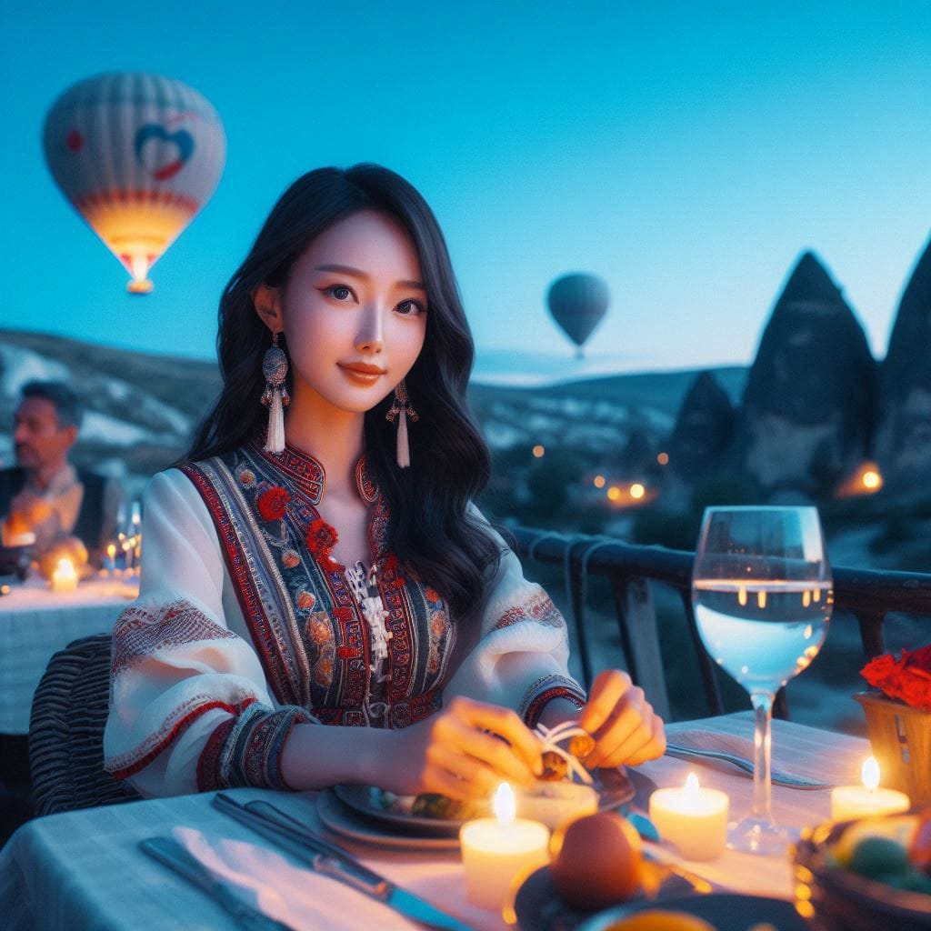土耳其Cappadocia黃昏晚餐