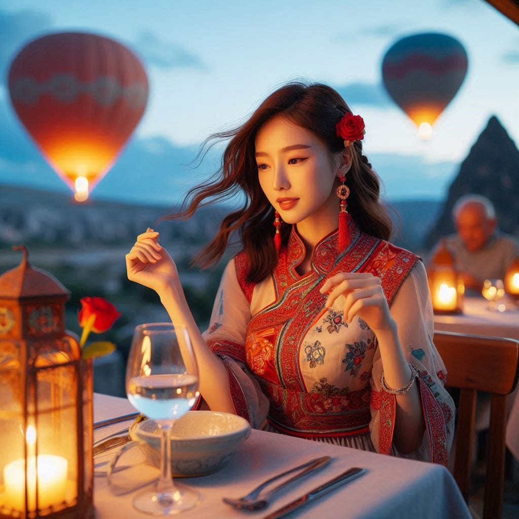 土耳其Cappadocia黃昏晚餐