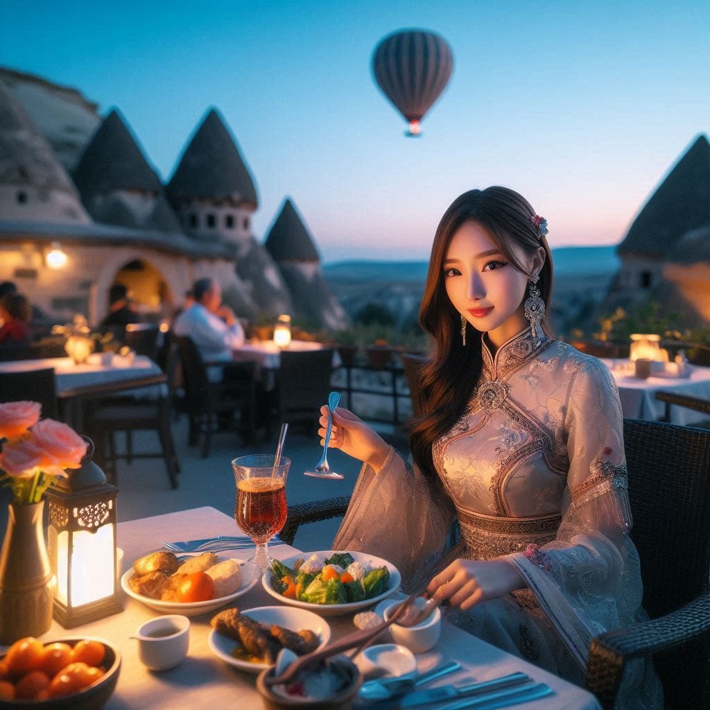 土耳其Cappadocia黃昏晚餐