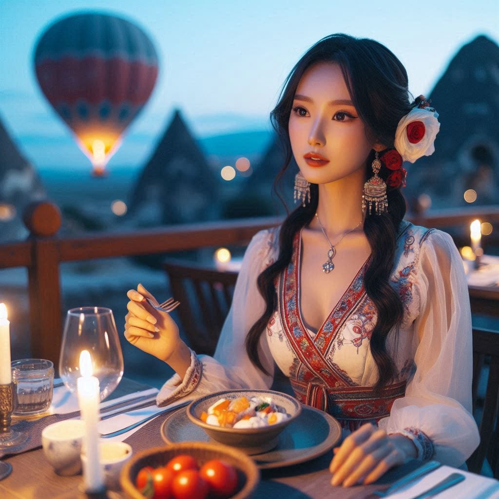 土耳其Cappadocia黃昏晚餐
