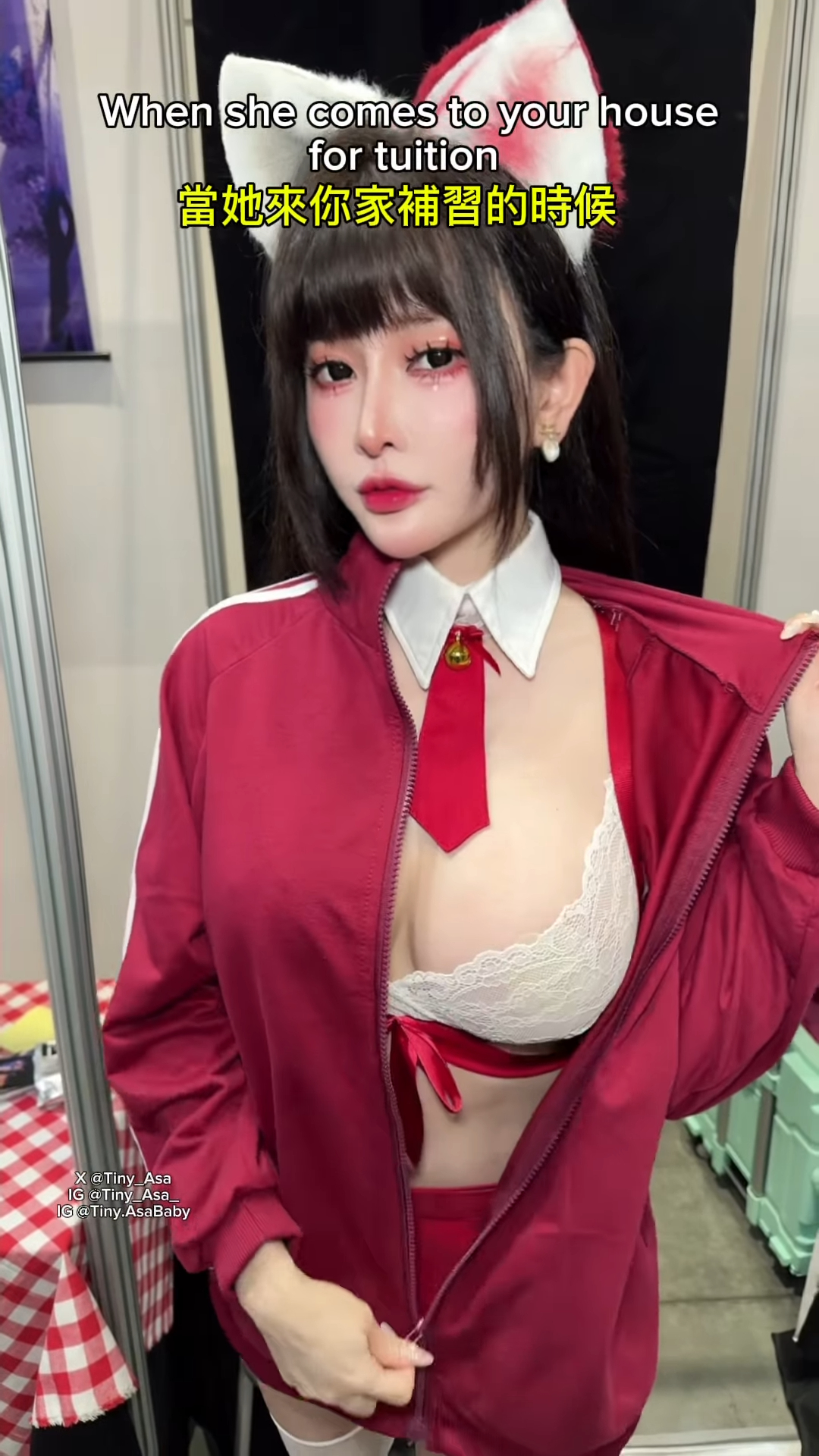 火紅Coser「Tiny Asa」跨洋來台啦！TRE現場彈出D罩杯，邪惡魅力轟炸全場
