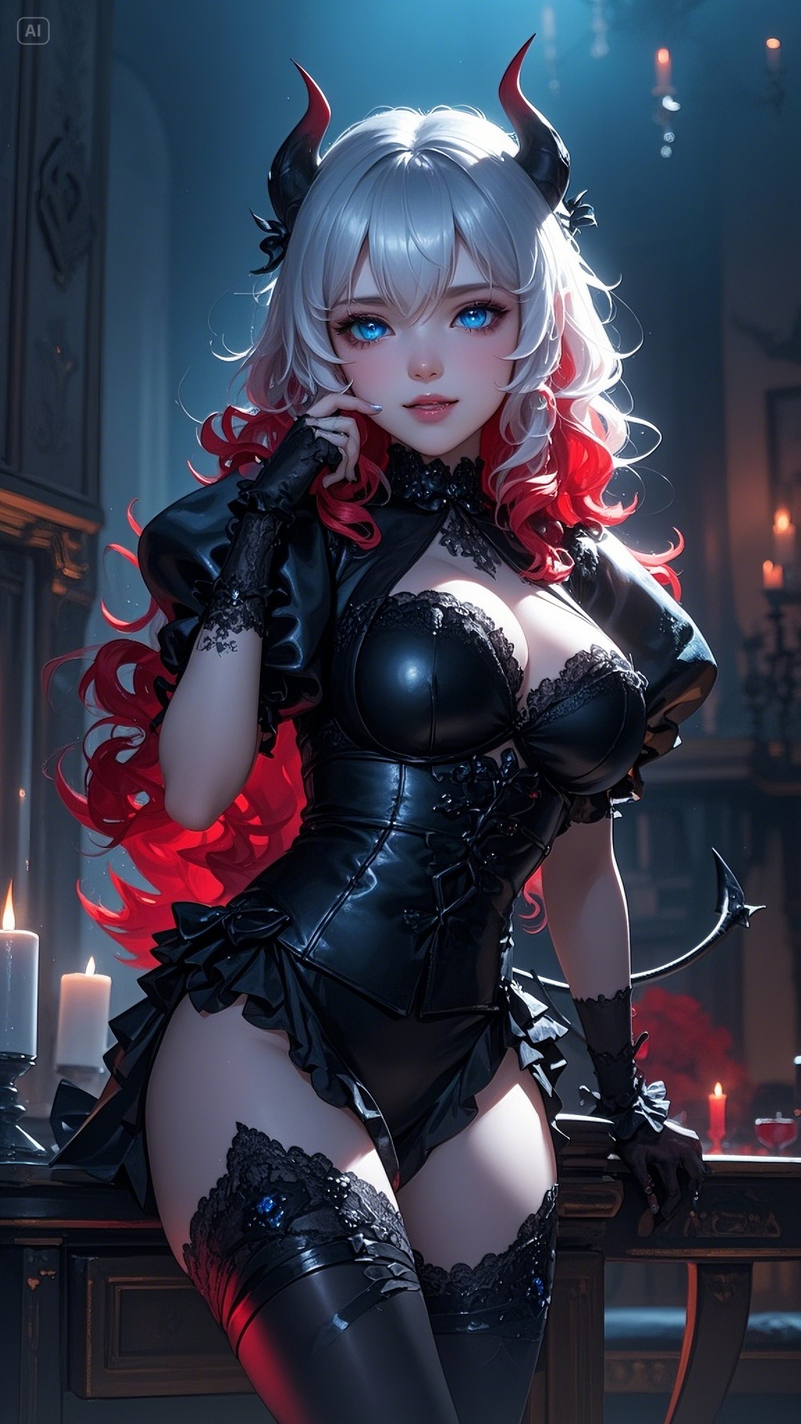 Little devil girl