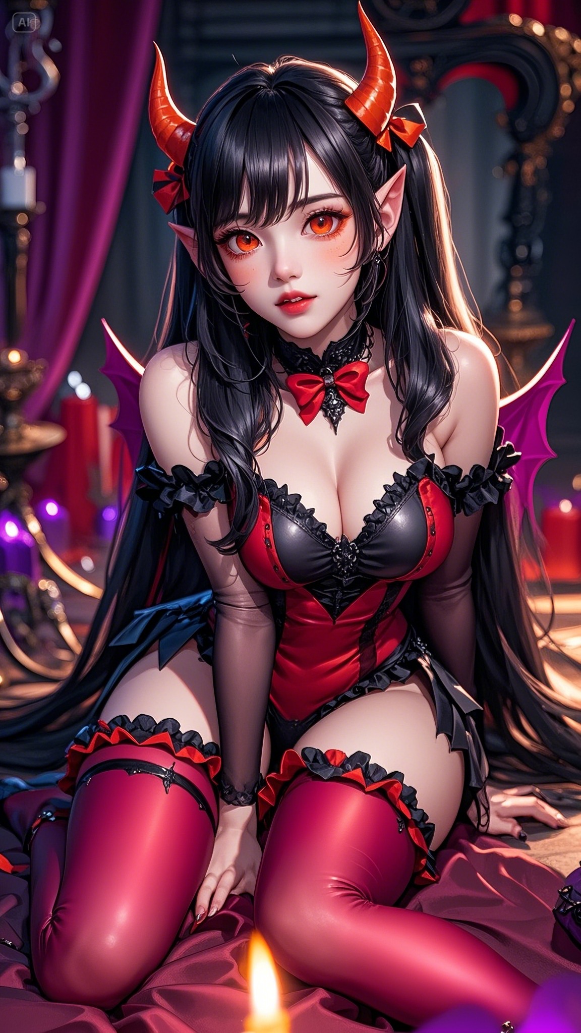 Little devil girl