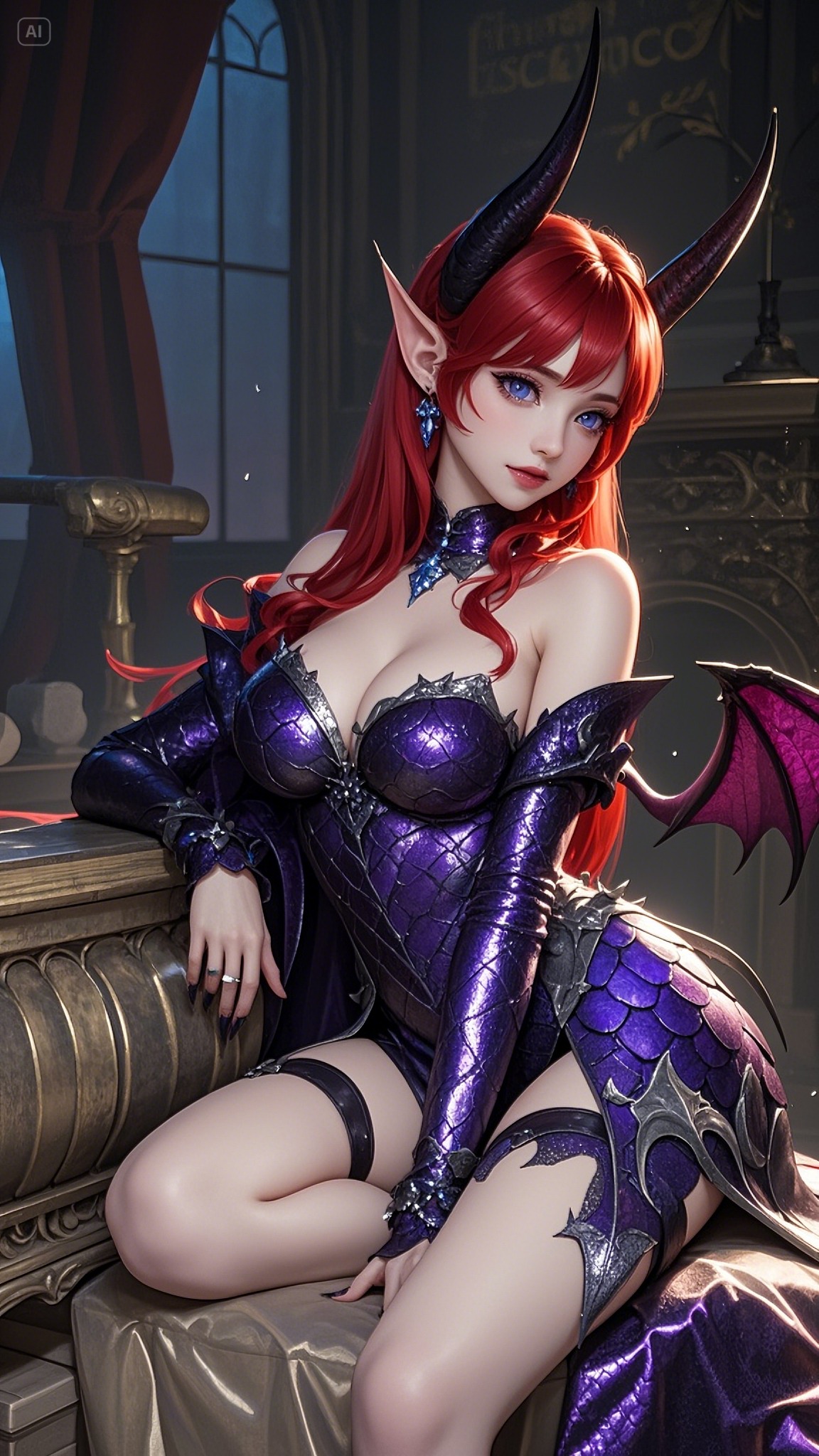 Little devil girl