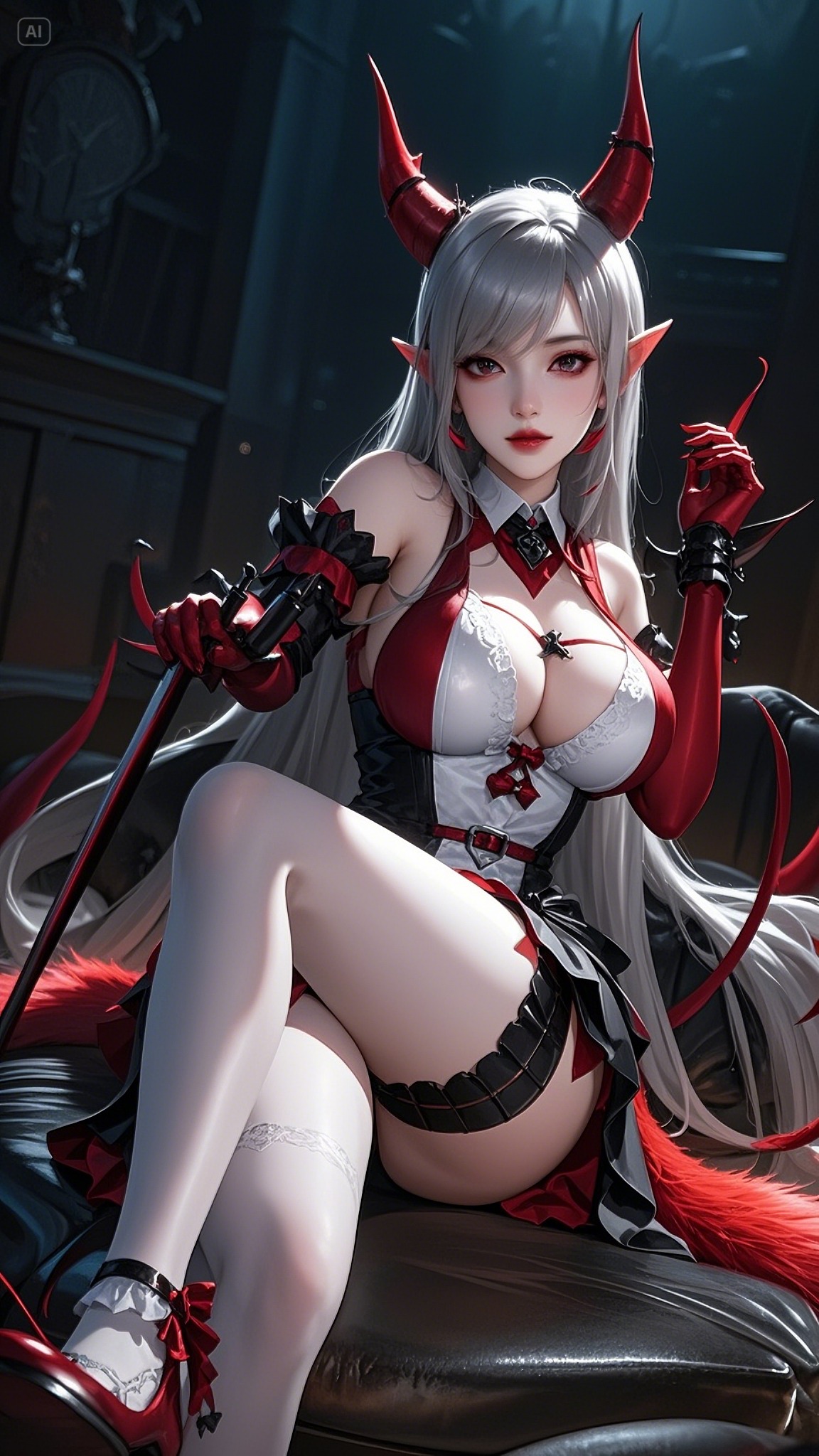 Little devil girl