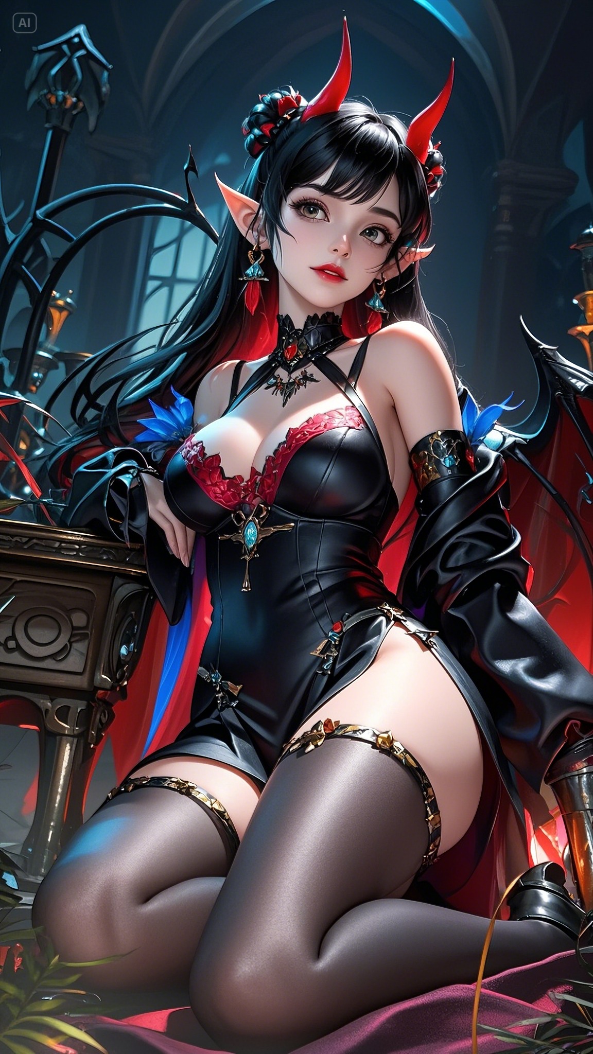 Little devil girl