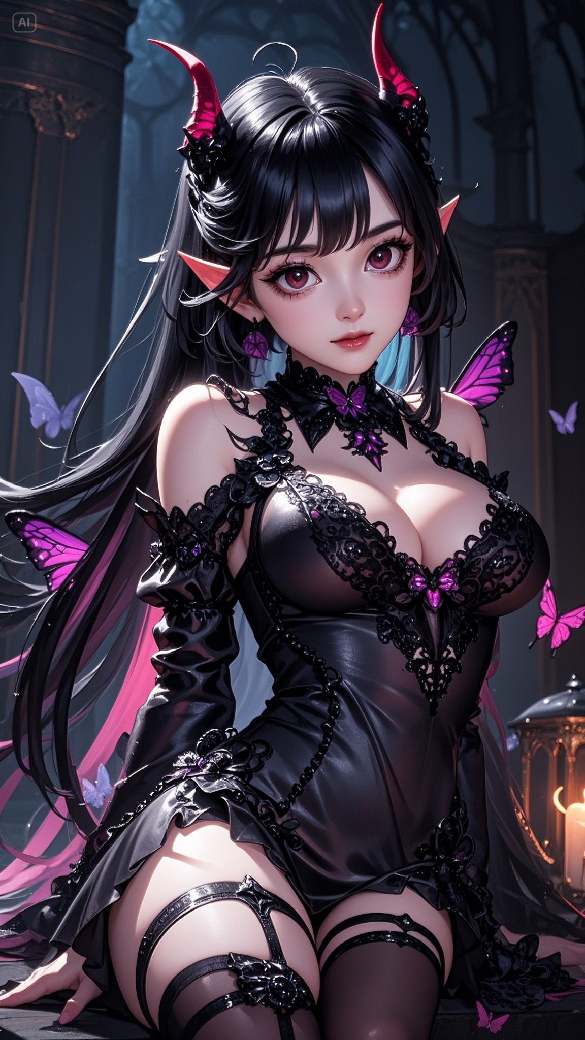 Little devil girl
