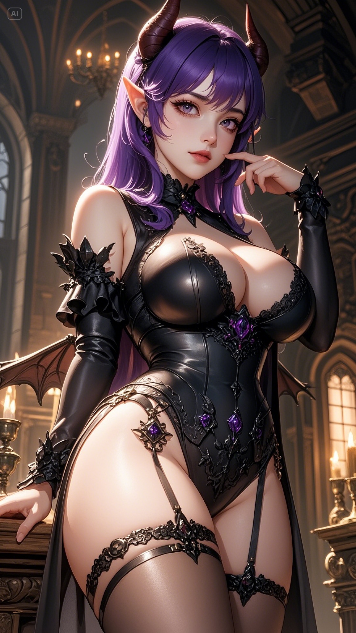 Little devil girl