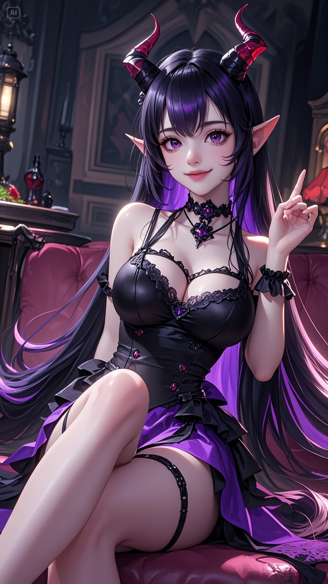 Little devil girl