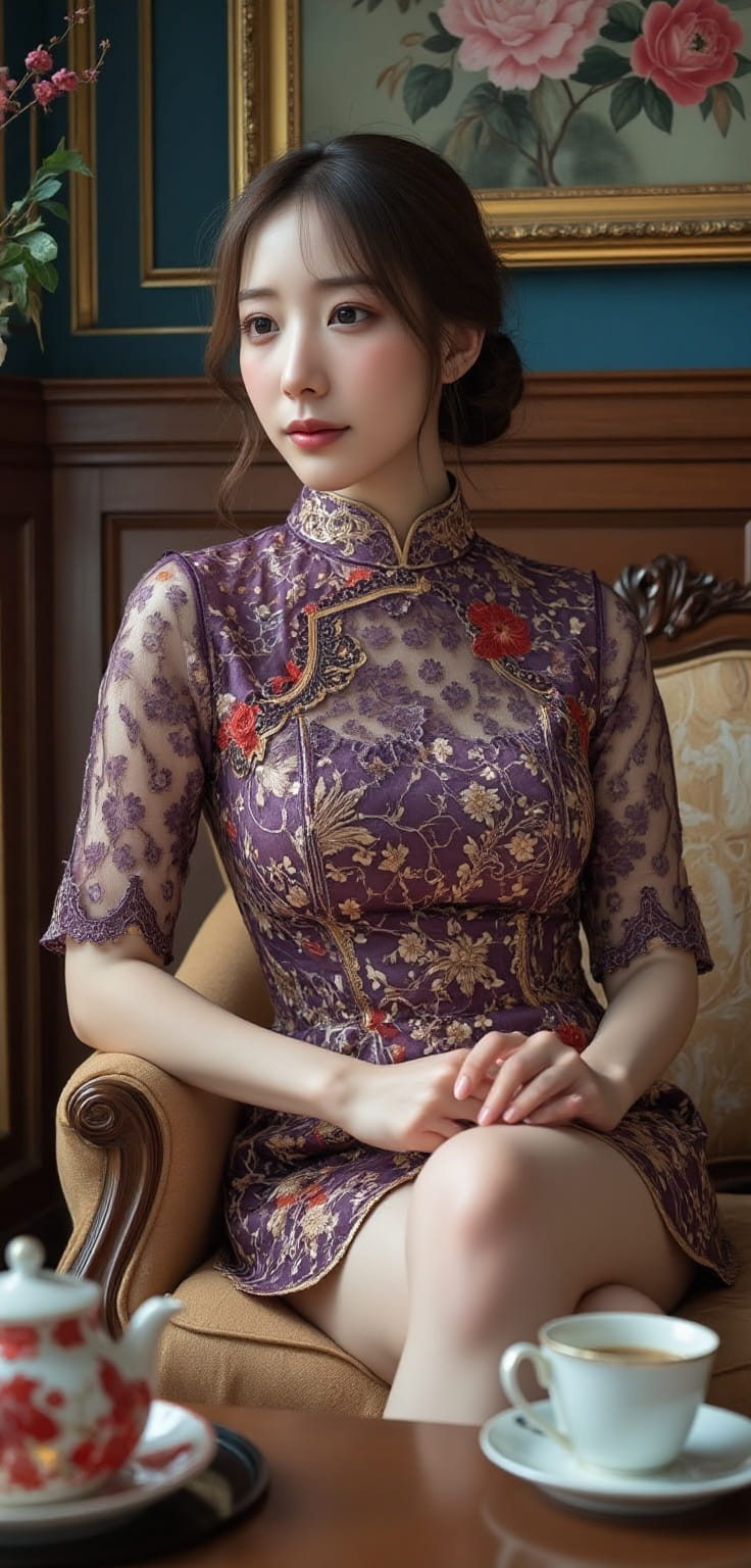 Sister's cheongsam