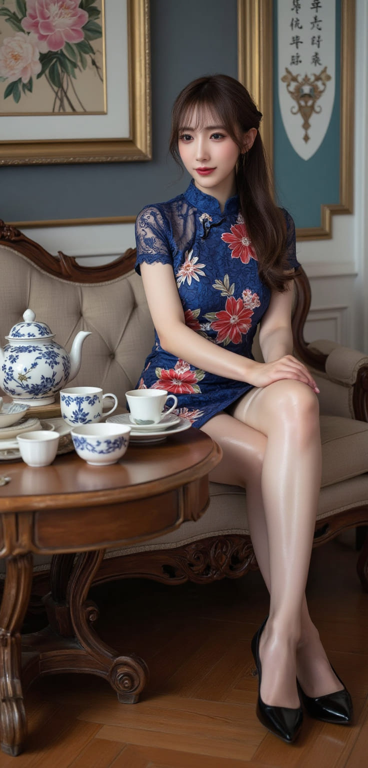Sister's cheongsam