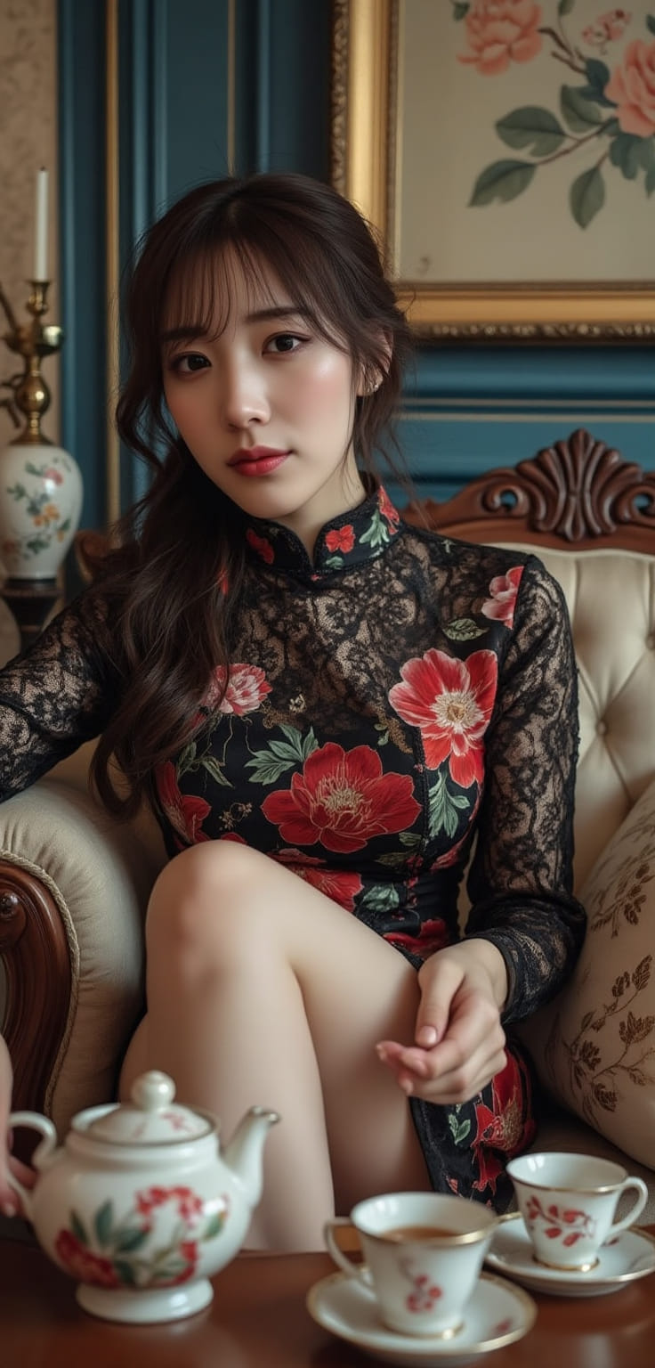 Sister's cheongsam