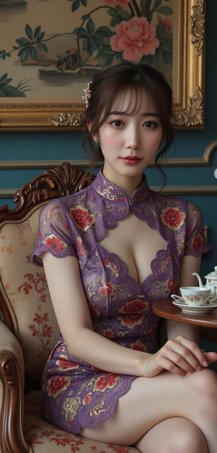 Sister's cheongsam