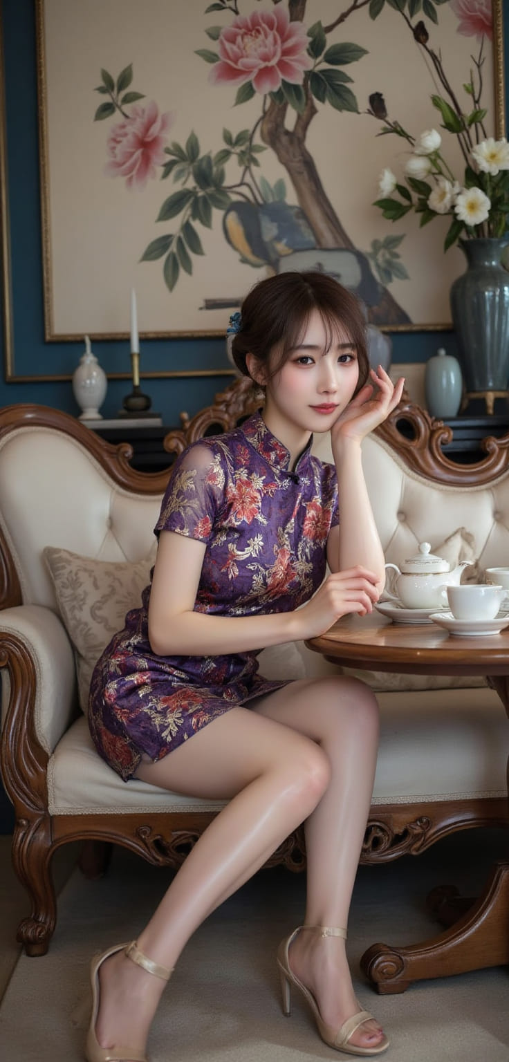 Sister's cheongsam