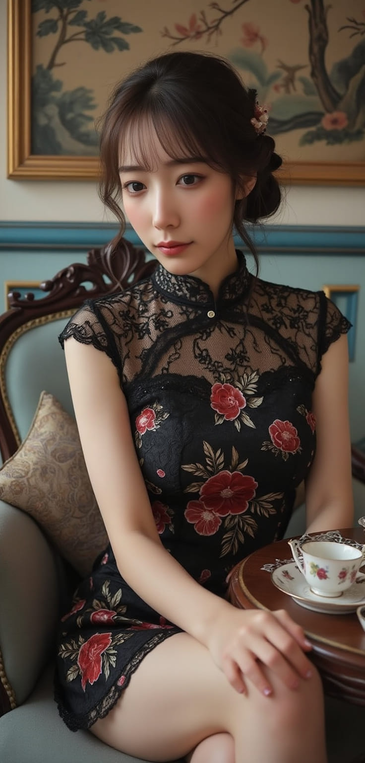 Sister's cheongsam
