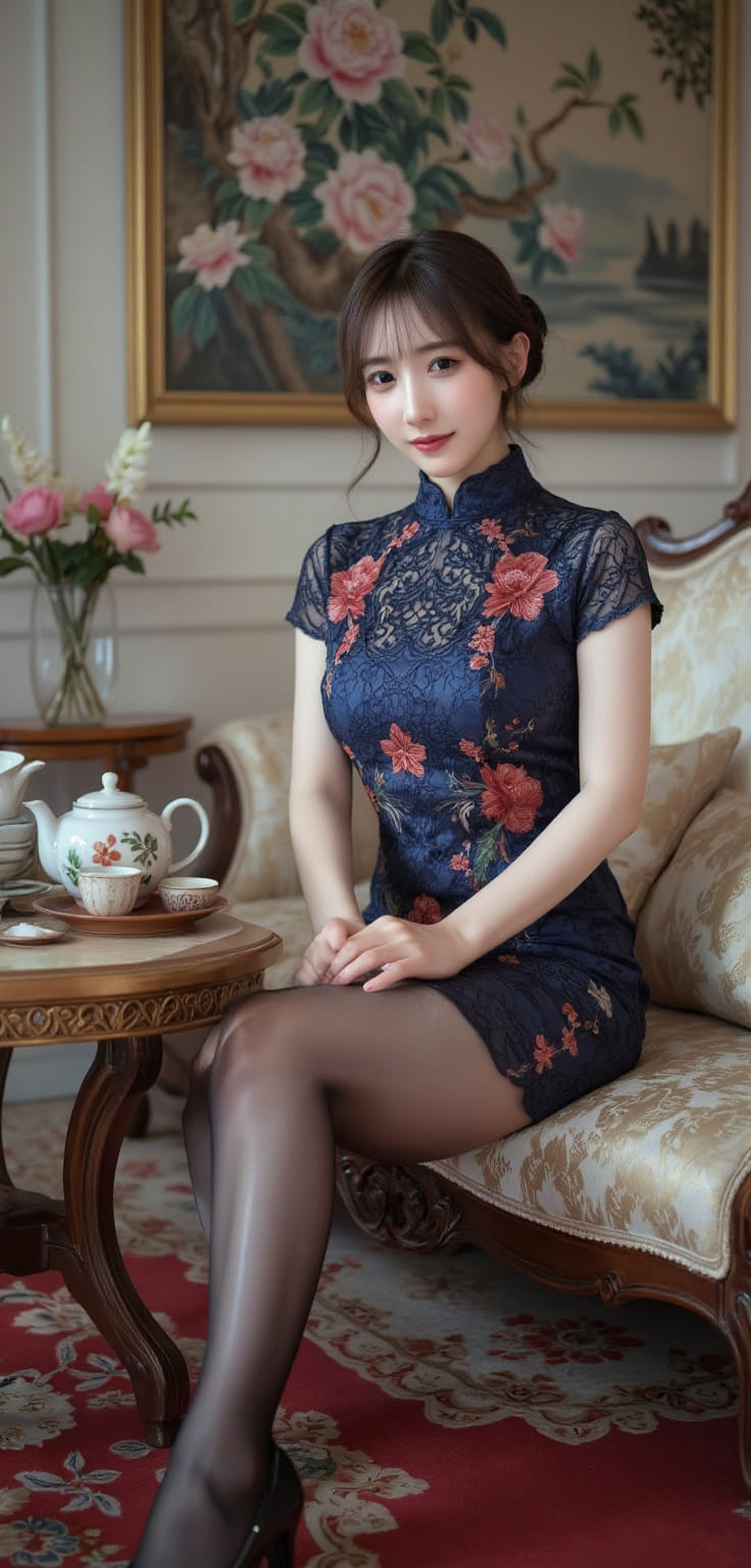 Sister's cheongsam