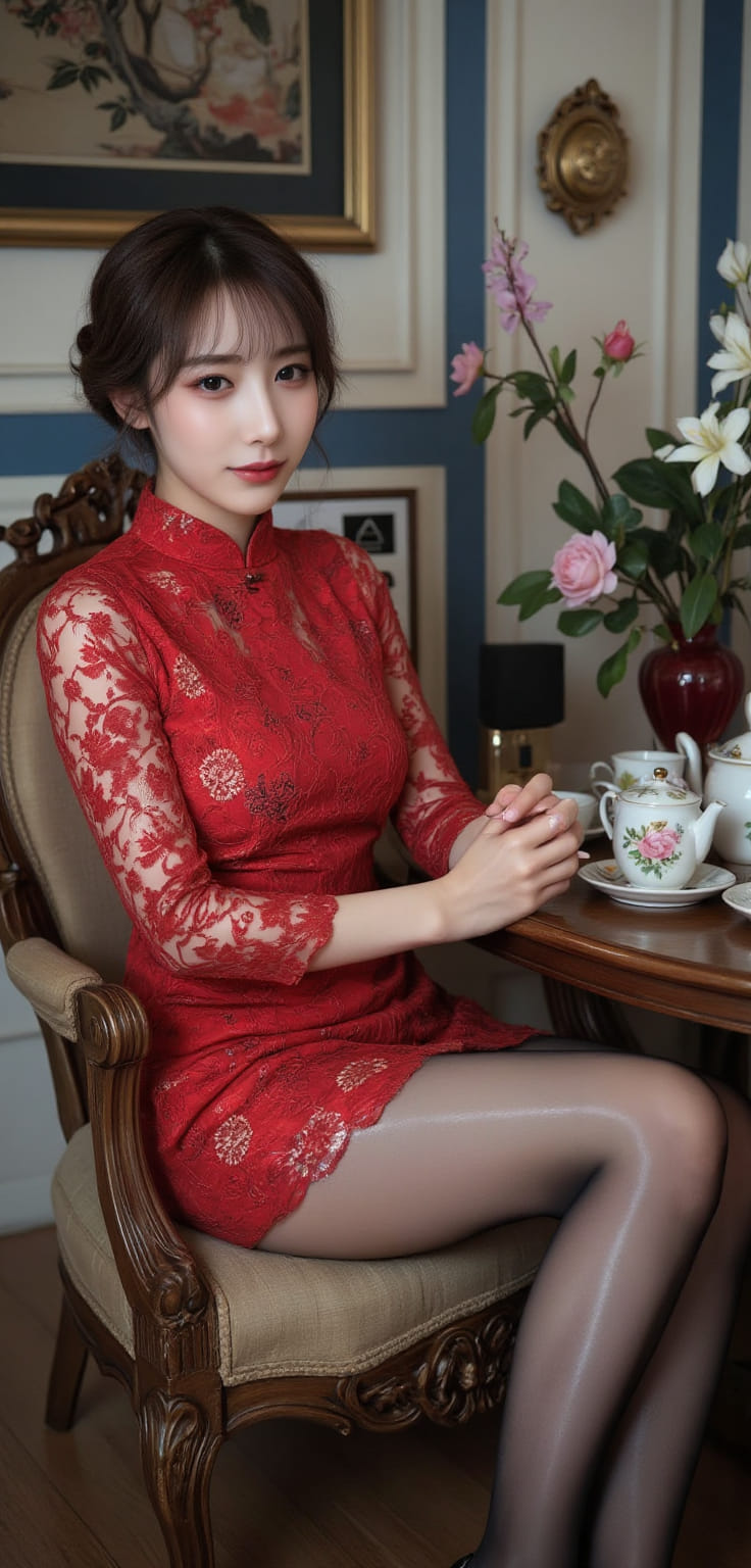 Sister's cheongsam
