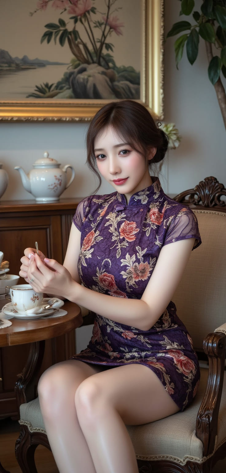 Sister's cheongsam