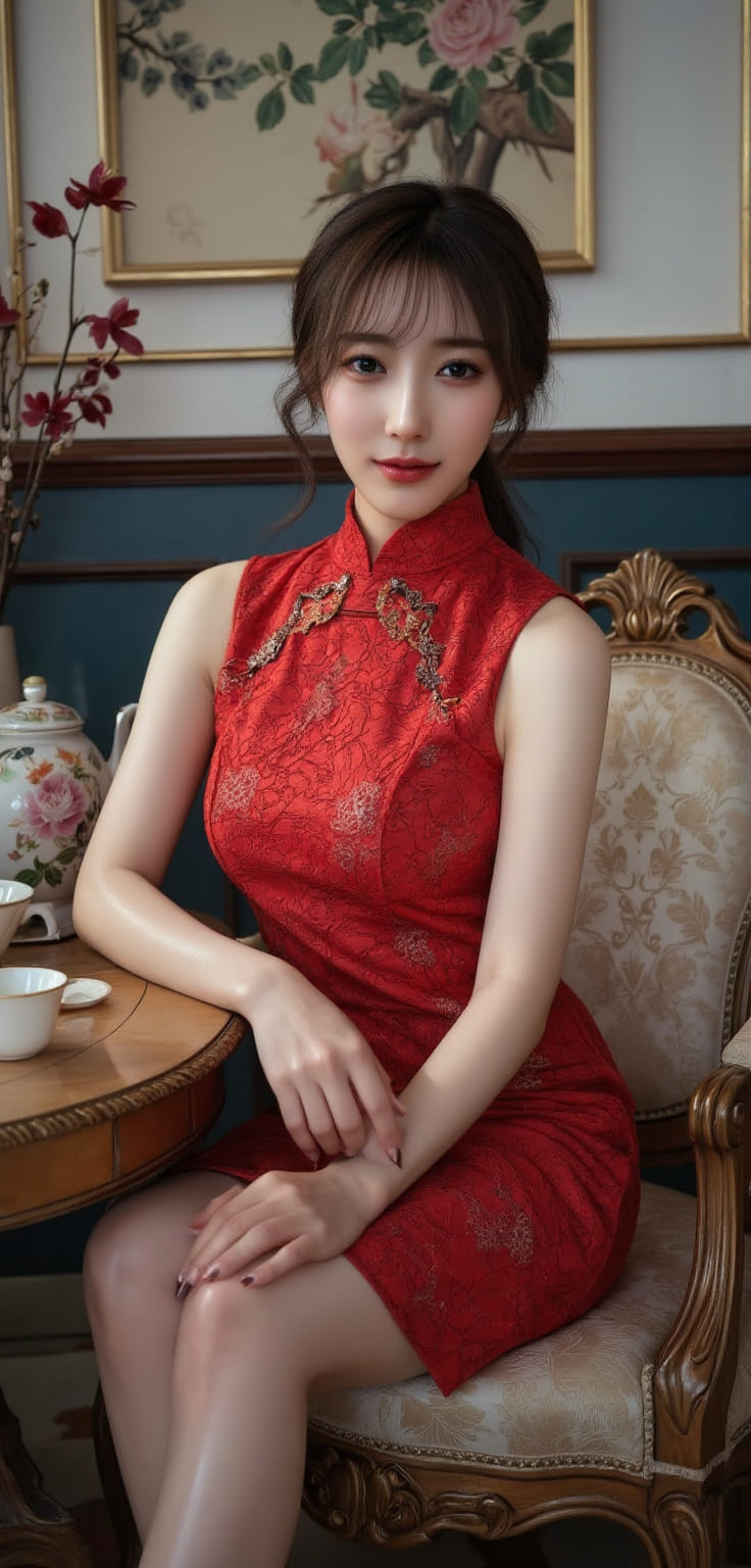Sister's cheongsam