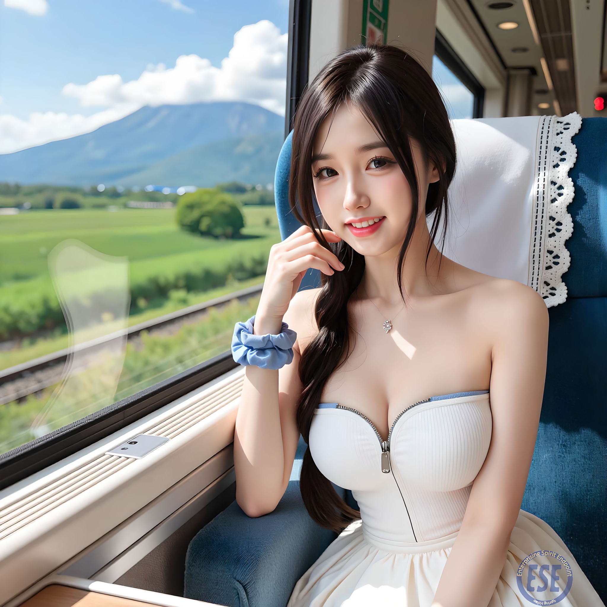 Internet celebrity sister took her sister to shoot outside Mt. Fuji