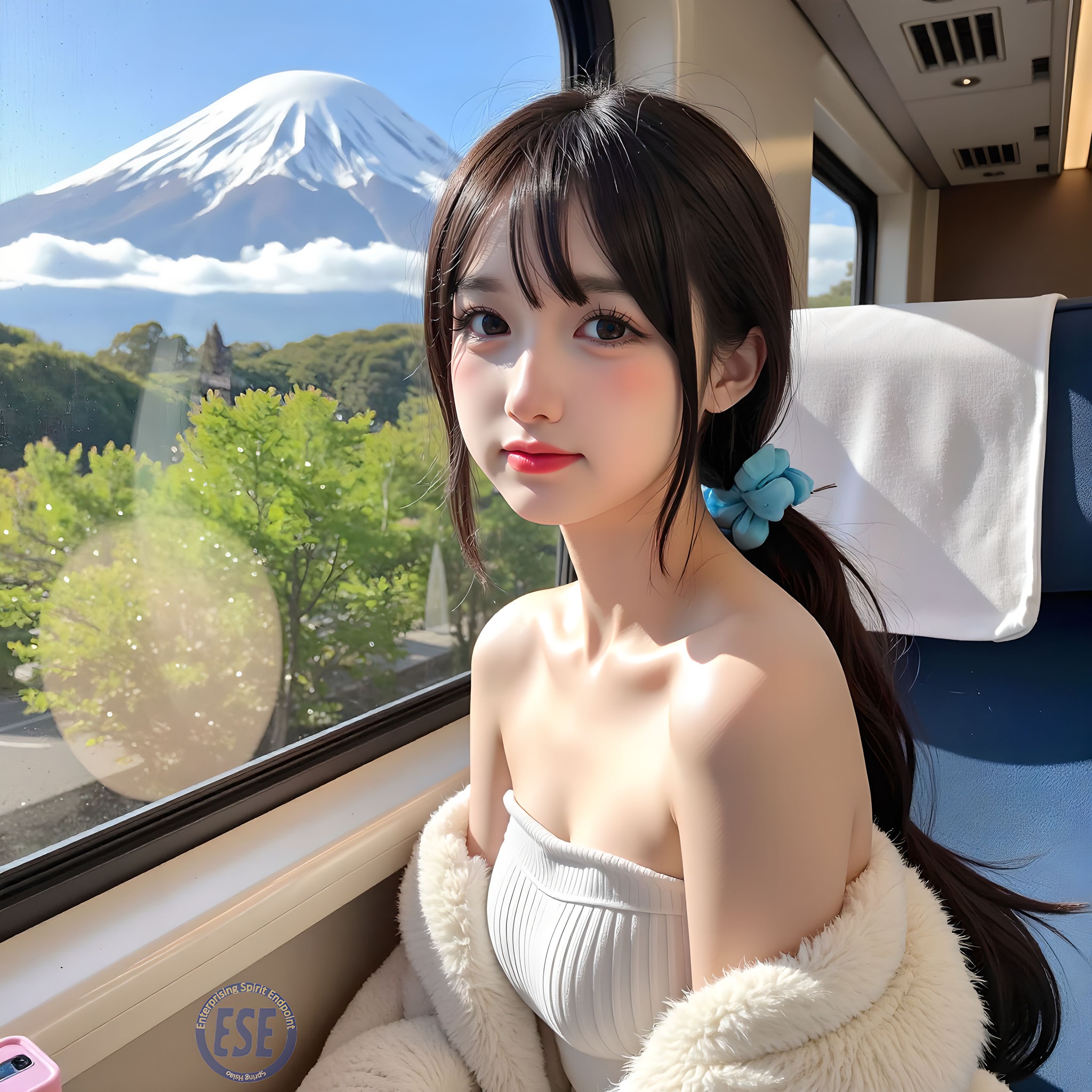 Internet celebrity sister took her sister to shoot outside Mt. Fuji