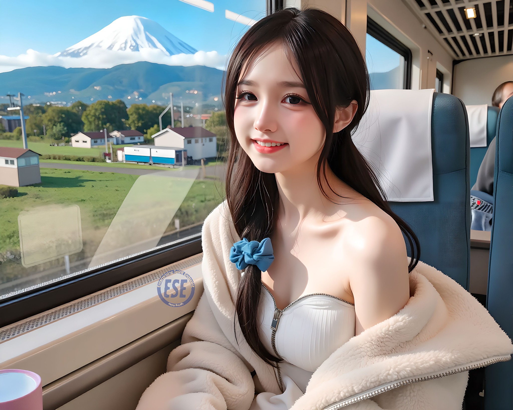Internet celebrity sister took her sister to shoot outside Mt. Fuji