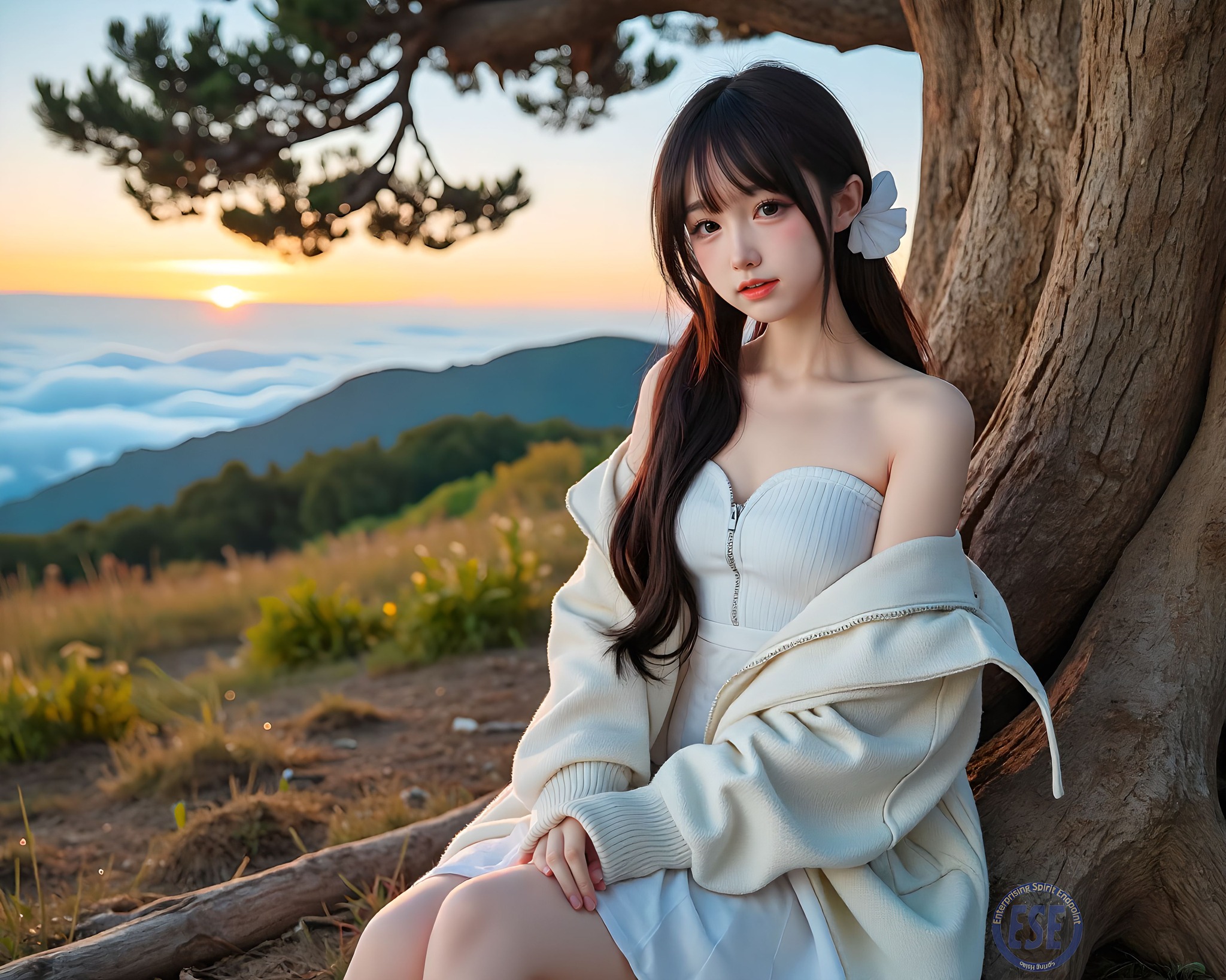 Internet celebrity sister took her sister to shoot outside Mt. Fuji