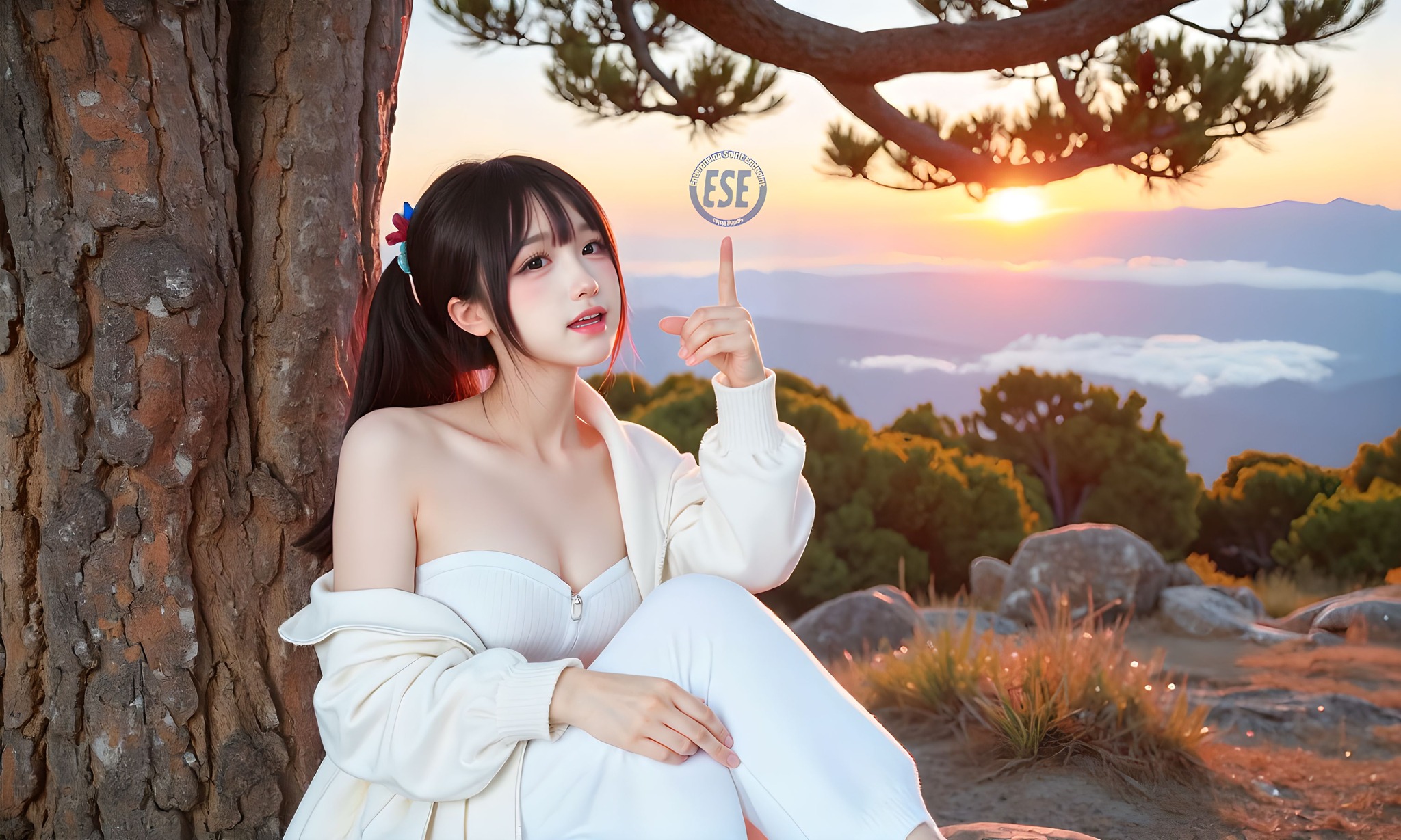 Internet celebrity sister took her sister to shoot outside Mt. Fuji
