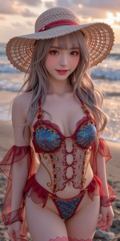 Woven straw hat