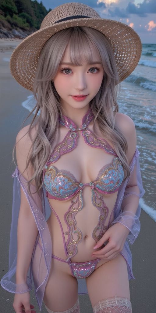 Woven straw hat