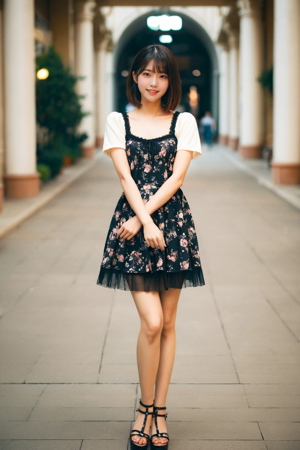 Mini + dress + (Platinum)
