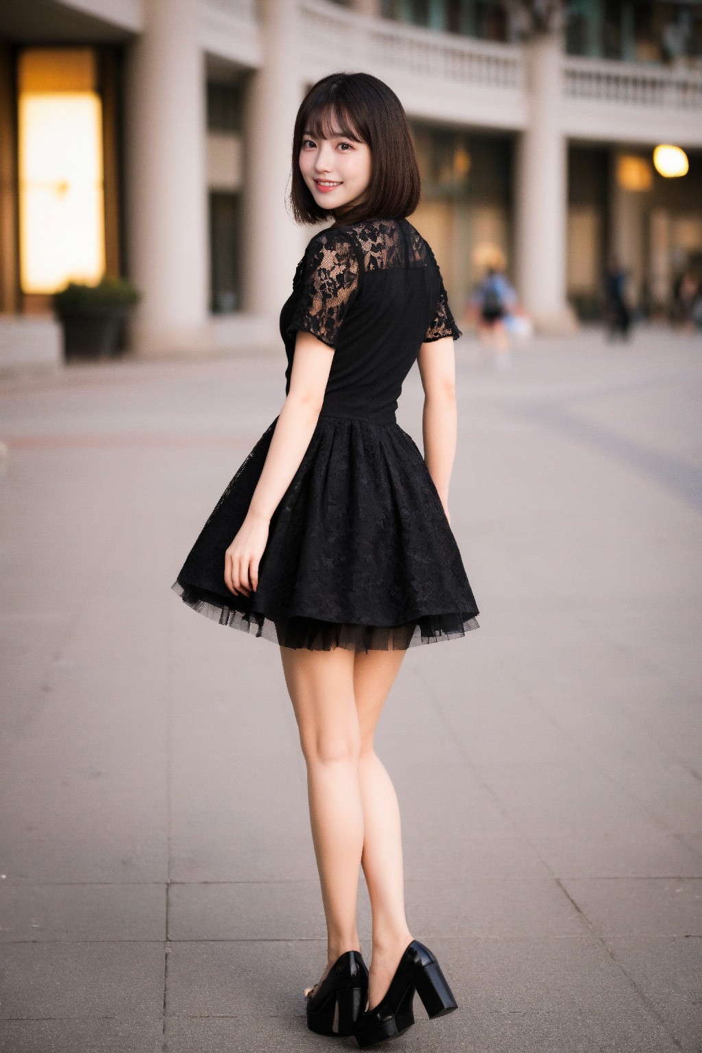 Mini + dress + (Platinum)