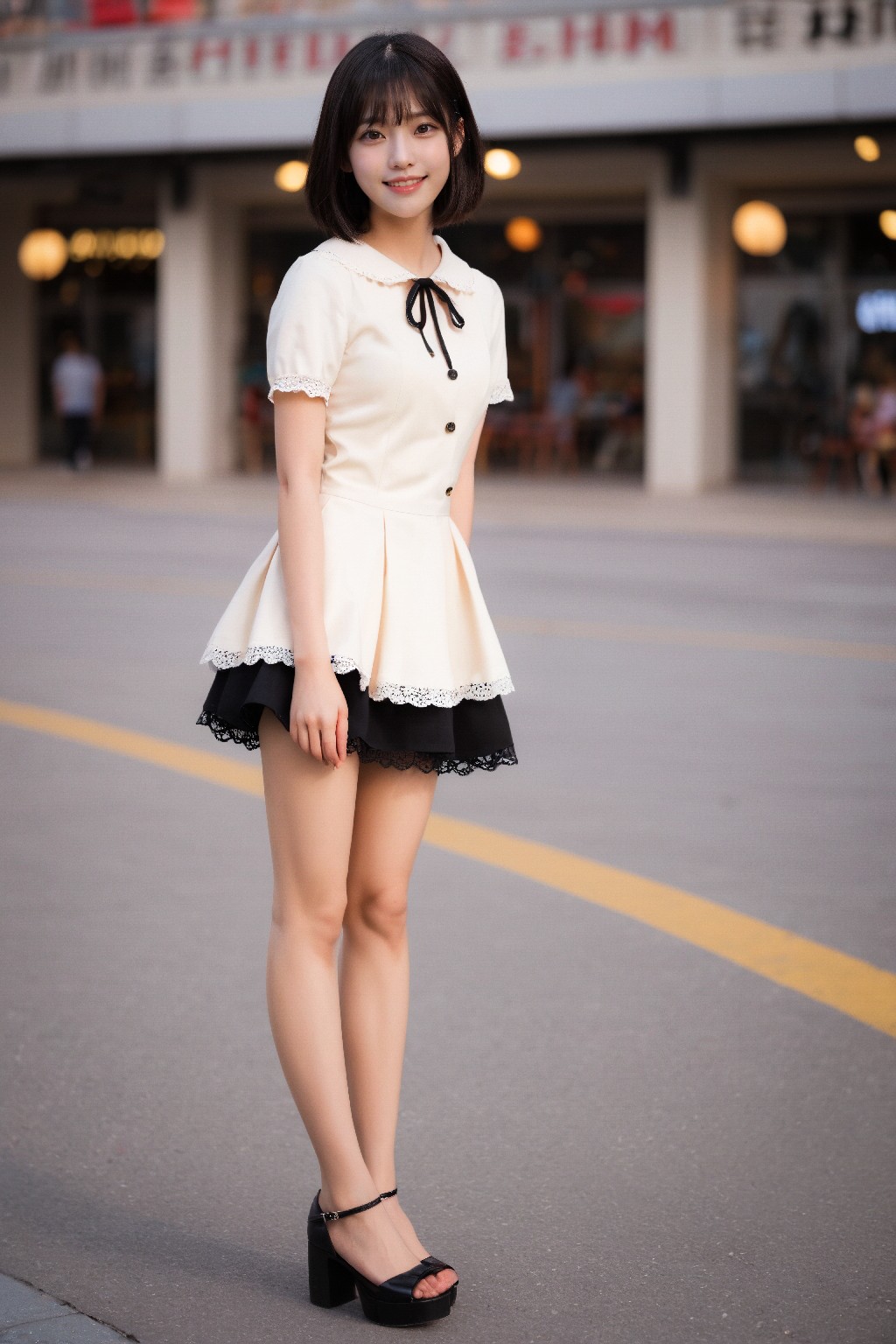 Mini + dress + (Platinum)