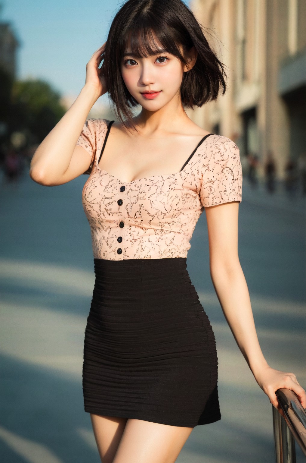 Mini + dress + (Platinum)