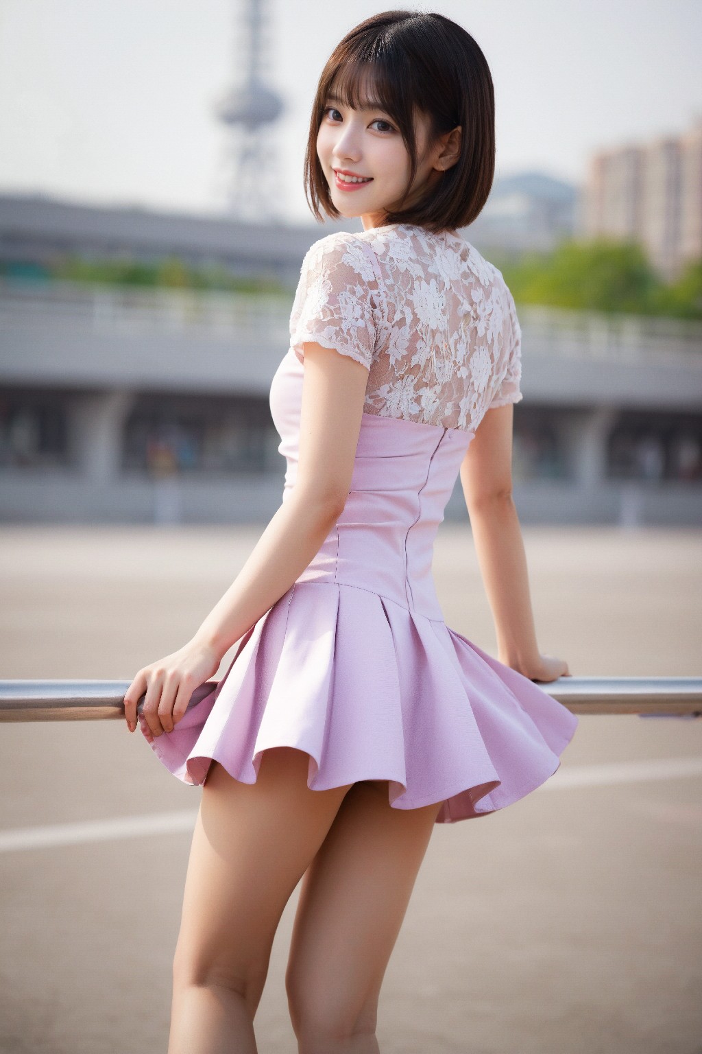 Mini + dress + (Platinum)